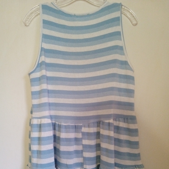 Sugar Fox ruffle vneck sleeveless terry babydoll top - Picture 6 of 8